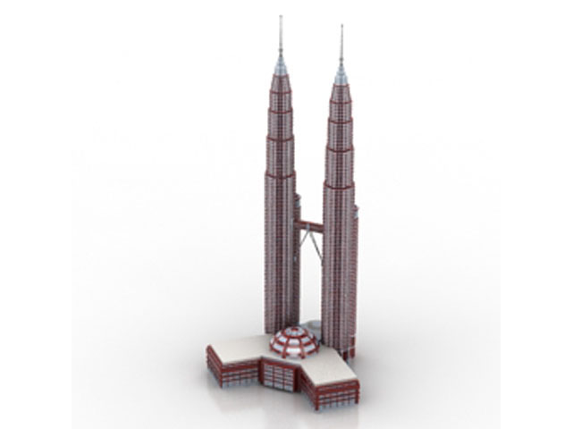 Free Two high-rise buildings 3D model For Architecture 3Ds Max Model Download